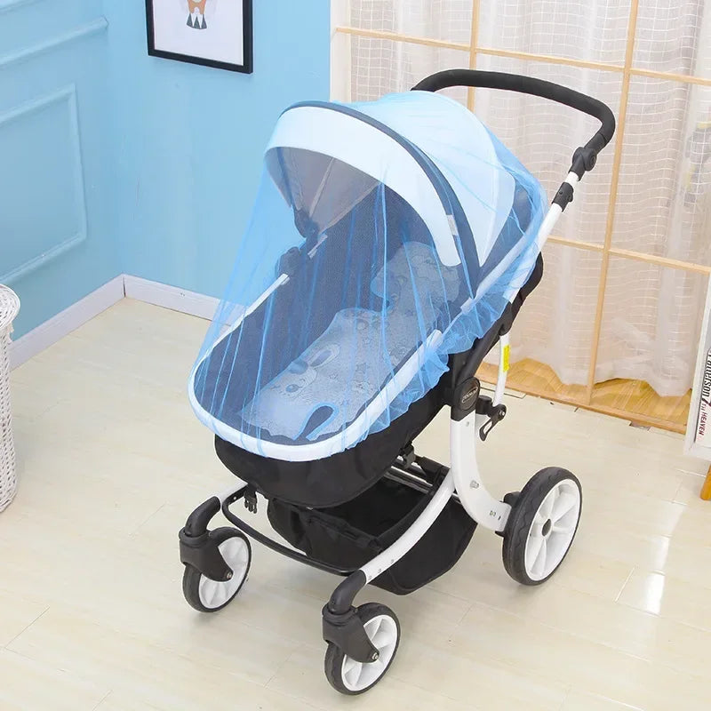 Baby Stroller Mosquito Net - Summer Insect Protection Mesh Cover for Infant Prams & Pushchairs
