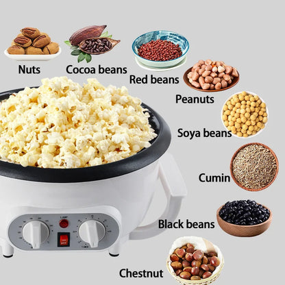 Electric Coffee Bean Roaster – Multi-Purpose Roasting Machine for Coffee, Peanuts, Popcorn, and Grains