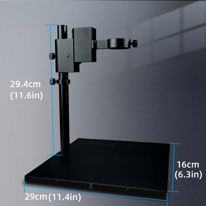 1080P 48MP 4K Digital Microscope – HDMI/USB/VGA Camera with 150X C-Mount & Articulated Arm for Repair