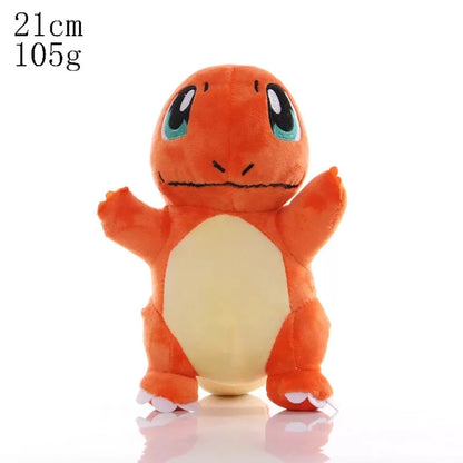 Pokemon Plush Toys Collection — Pikachu, Squirtle, Charmander, Bulbasaur, Charizard, Gengar & Mewtwo Stuffed Dolls for Kids Gifts