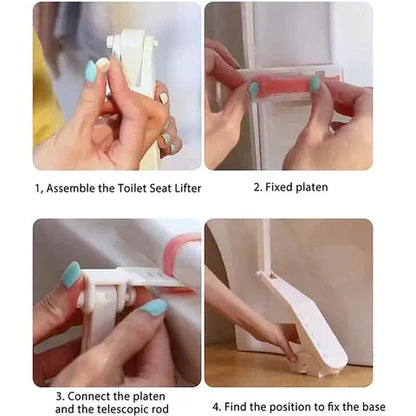Universal Touchless Toilet Lid Lifter – Elevate Hygiene with Foot-Operated Ease!