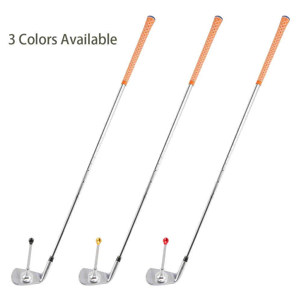 Golf Alignment Stick – Stainless Steel Swing Trainer with Magnetic Suction Cup for Swing Correction & Training Aids