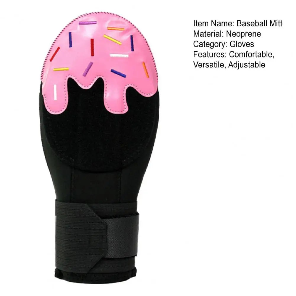 Baseball Sliding Mitt with Adjustable Wrist Compression Strap – Universal Left/Right Hand Glove for Youth & Adults
