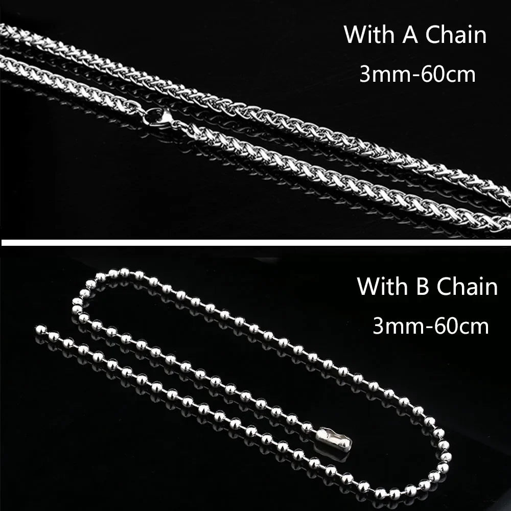 316L Stainless Steel Men’s Medusa Pendant Necklace — Vintage Snake Design Jewelry Accessory, Party Gift with Free Shipping
