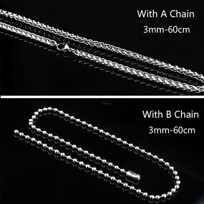 316L Stainless Steel Men’s Medusa Pendant Necklace — Vintage Snake Design Jewelry Accessory, Party Gift with Free Shipping