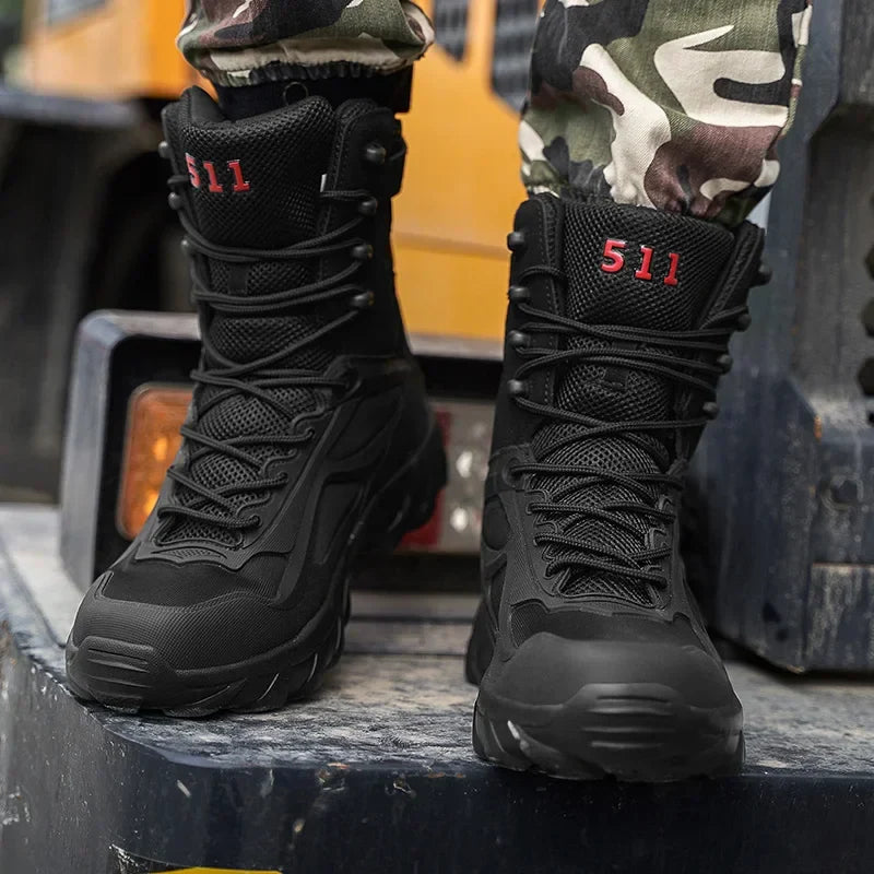 Men's Tactical Boots - Lightweight Autumn Special Forces Field Boots, Non-Slip Outdoor Shoes for Men (Zapatillas Hombre)