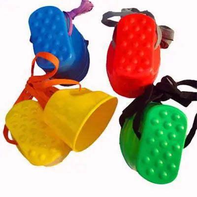 Plastic Walker Stilt Shoes — Balance Training Toy for Kids, Outdoor Fun & Kindergarten Learning Aids