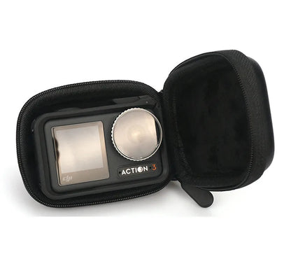 Silicone Camera Lens Dust Cover for DJI Osmo Action 4/5 Pro – Non-Slip Lens Protector with Tempered Film Accessory