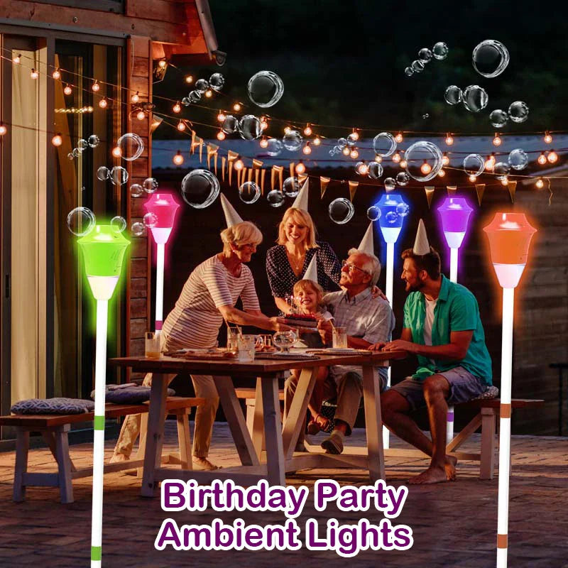 Street Light Bubble Machine – Fully Automatic Light-Up Bubble Maker for Birthday, Wedding & Outdoor Parties