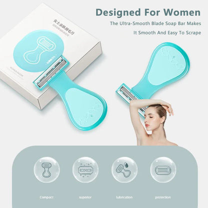 Mini Hair Removal Razor for Women — Portable Stainless Steel Shaving Knife for Body & Private Parts
