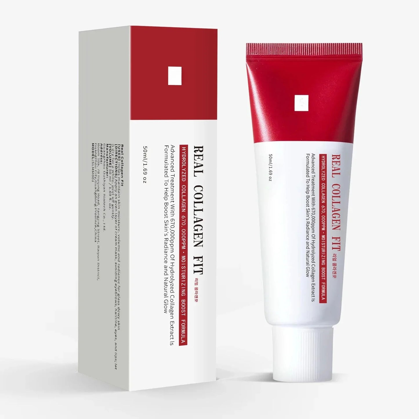 Real Collagen Wrapping Peel-Off Mask – 670,000ppm for Hydration & Elasticity