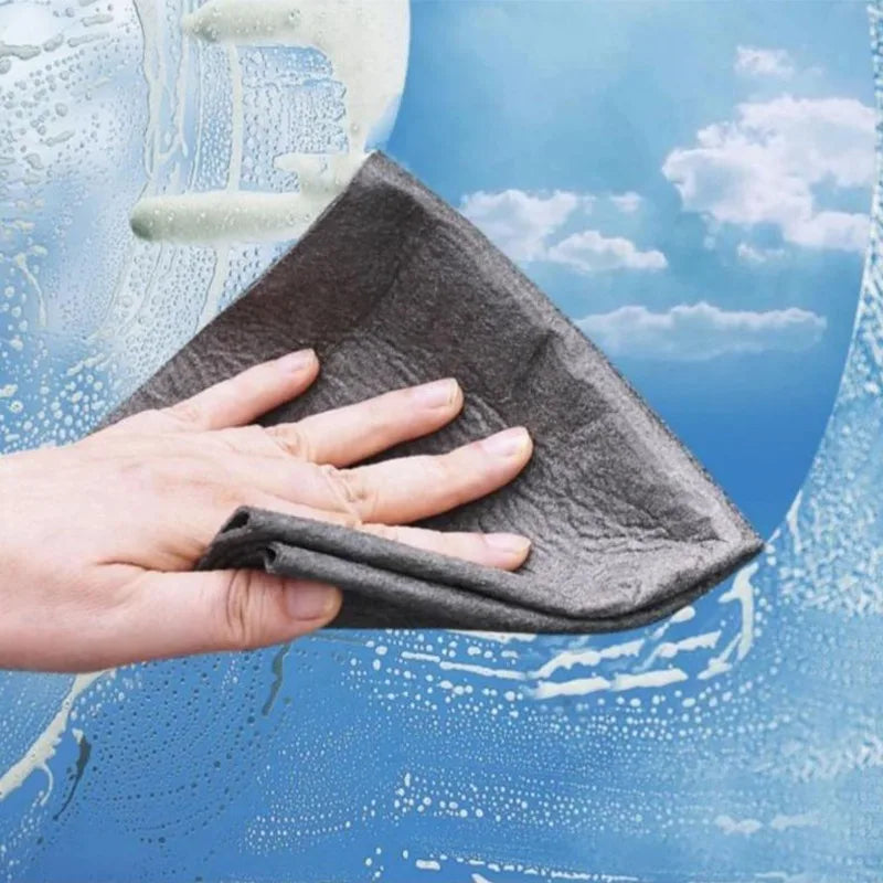 10/1pcs Magic Cleaning Cloths - Reusable Microfiber Towels for Car, Window, Mirror - Household Kitchen Cleaning Tools