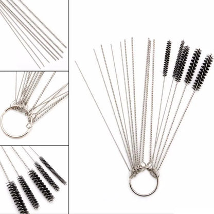 Carburetor Cleaning Tool Kit - Wire Brushes & Needles for Car, Motorcycle, Scooter & ATV Jets