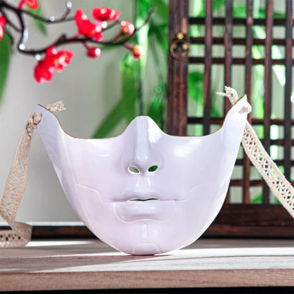 Masquerade Half Face Mask for Men & Women – Cosplay Halloween Eyemask, Costume Eye & Mouth Cover