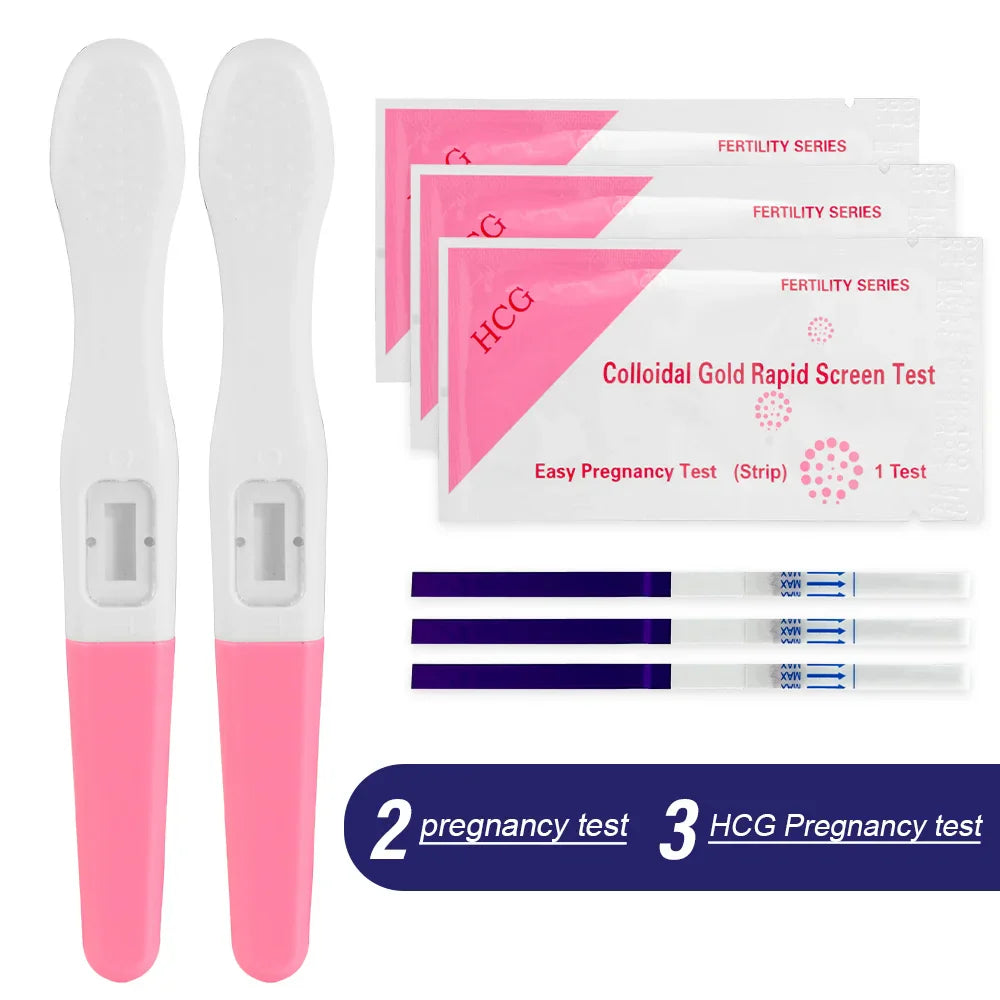 Pregnancy Test Strips – Early Detection HCG Test for Women, Over 99% Accurate, 5 Count