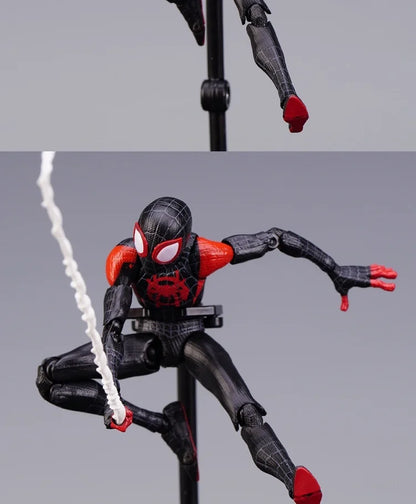 Miles Morales Spider-Man Action Figure — Into the Spider-Verse Collectible Toy for Kids Gift