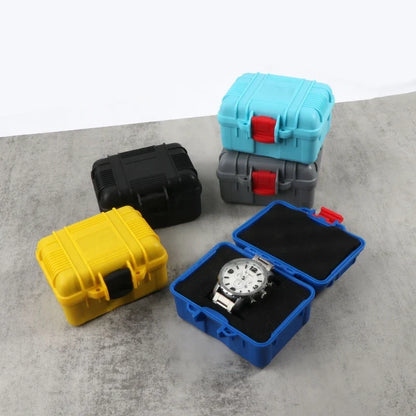 1-Slot Watch Storage Case — Waterproof ABS Protective Watch Box Organizer