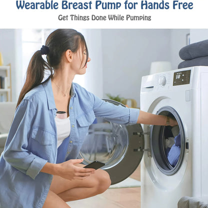 Wearable Electric Breast Pump — Portable Hands-Free Silent Breast Milk Extractor & Collector, 1PCS