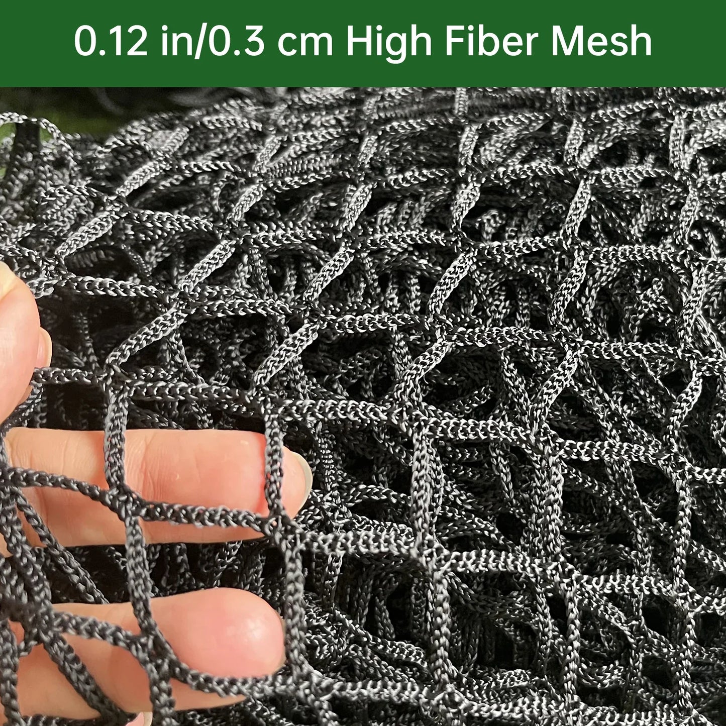 Foldable 10x10x10FT Golf Net Cage – Portable Baseball Batting Training Cage with Durable Wear-Resistant Ball Netting for Practice & Simulation Use