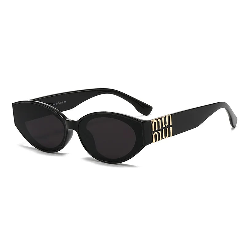 Luxury MUI MUI Designer Glasses – Stylish Cateye Eyewear for Women & Men, UV400 Protection