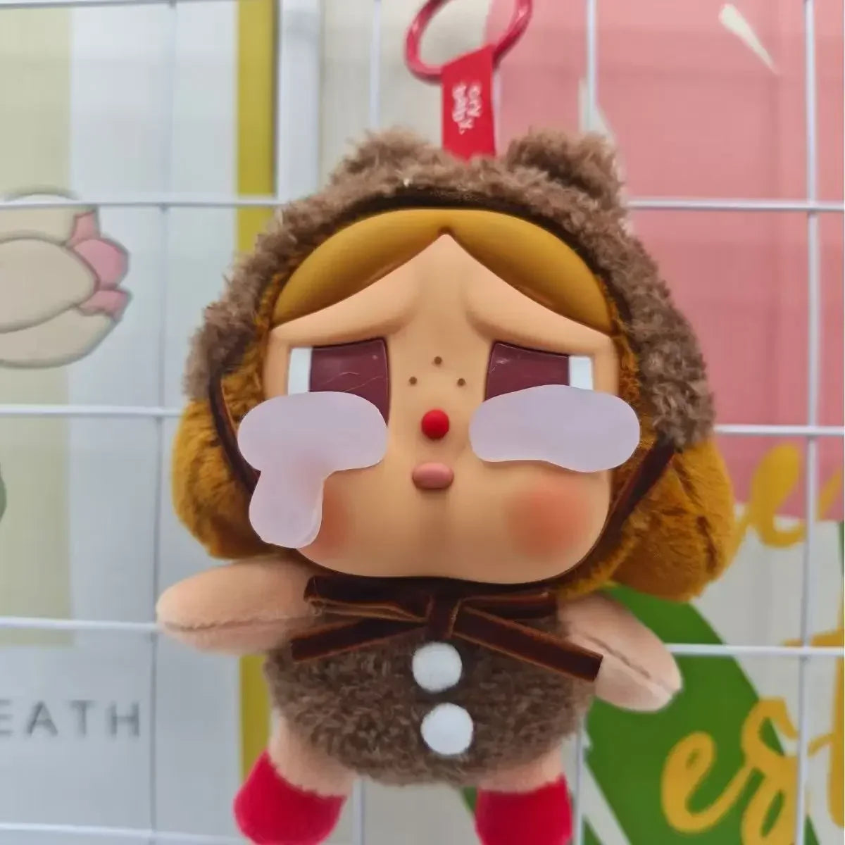 CRYBABY Tear Factory Vinyl Plush Doll – Crying Baby Blind Box Keychain & Backpack Pendant Gift
