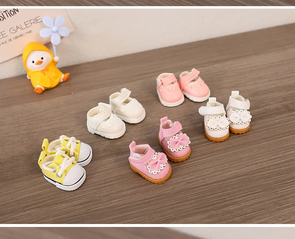 Labubu Doll Shoes for 15/17cm Cotton Dolls — Casual Sports Canvas & Martin Boots, Accessories for Labubu Outfits