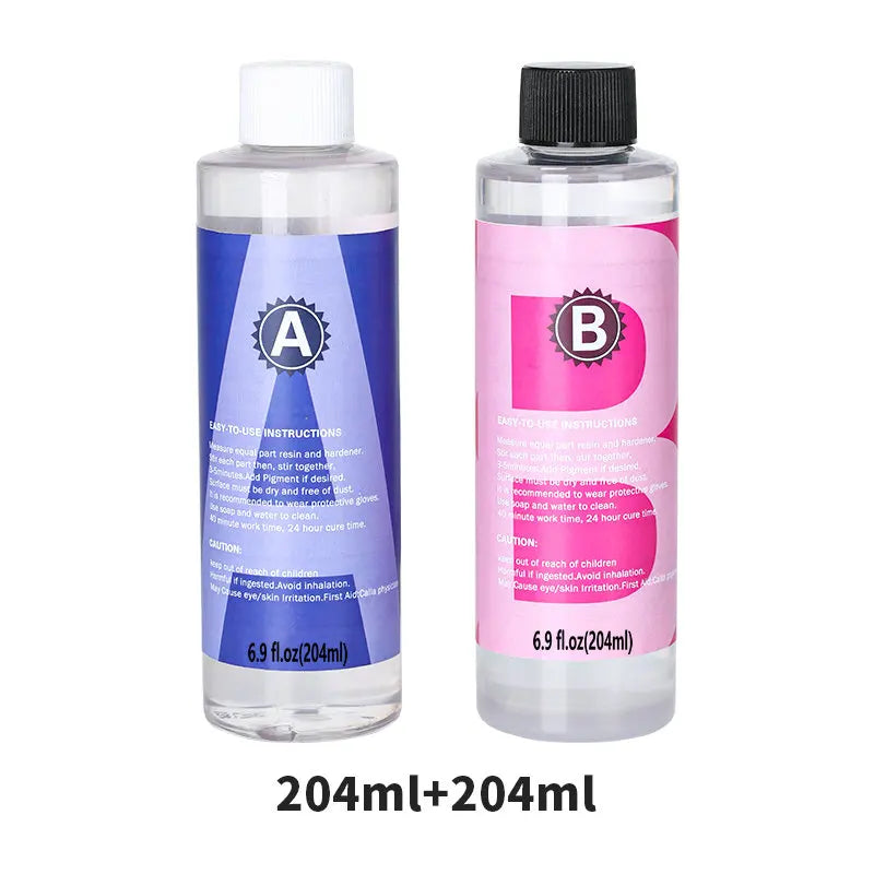 1:1 Crystal Clear Epoxy Resin Kit – High Gloss, Bubble-Free Art Resin for Coating, Casting & DIY Jewelry Making