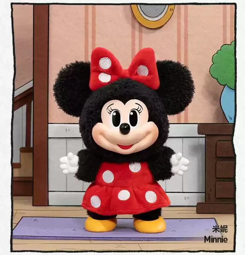 Original Pop Mart Mickey Family Keychain — Cute Vinyl Figure Blind Box for Kids & Collectors