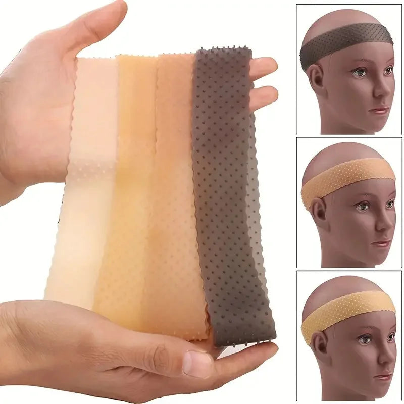 Silicone Elastic Wig Grip Headband - Sweatproof Non-Slip Headband for Sports and Yoga (1 Piece)