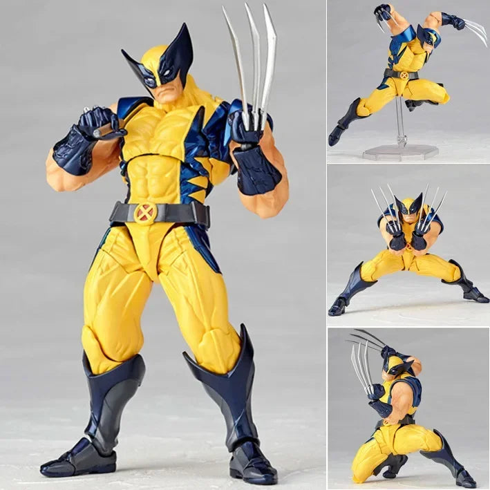 X-Men Yamaguchi Deadpool & Wolverine Action Figures – Movable Joint Statues & Christmas Gift Ornaments