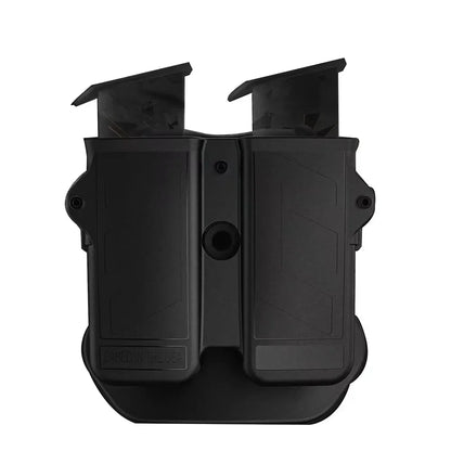 MAGORUI Universal Double Mag Holder - Pistol Magazine Holster for 9mm, 10mm, .40, .45 Double Stack Magazines