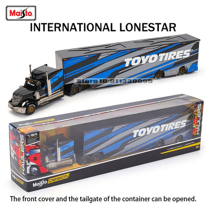 Maisto 1:64 Mack Anthem & LoneStar Trailer Model — Alloy Diecast Transport Simulation Car Collection