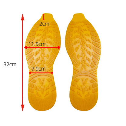 Rubber Replacement Soles for Men and Women - Wearproof Anti-Slip Outsole Insoles, Shoe Repair Patch for Sneakers