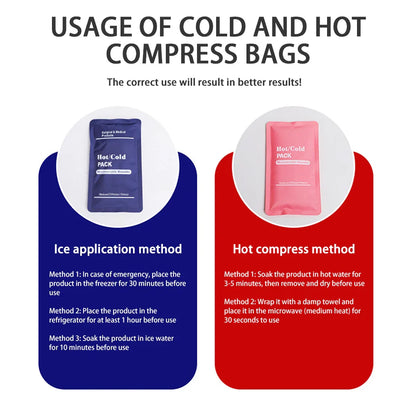 Reusable Ice Bag & Sports Icing Packs – Hot & Cold Therapy for Knees, Ankles, Muscles, Injuries & Back Pain Relief