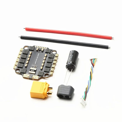 F4V3S Plus Flight Controller Stack — Betaflight F4 V3S + BLS 45A/60A 4-in-1 ESC for FPV Quadcopter (Mark4 APEX)