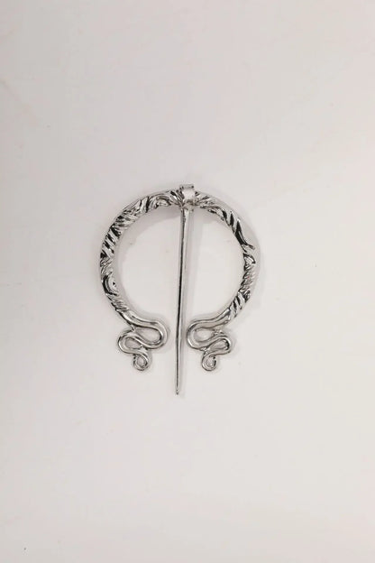 Medieval Renaissance Hooded Cloak – Halloween Costume Cape Wrap with Brooch, Cowl Scarf for Rogue Cosplay