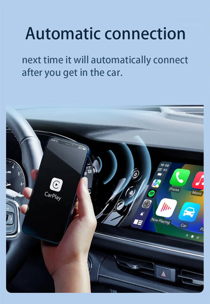 Acodo Wired to Wireless CarPlay Dongle – Android Auto Adapter, Fast WiFi, USB Type-C Plug & Play