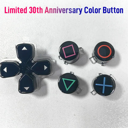 Limited 30th Anniversary PS5 Controller Shell — Front & Back Cover Replacement for BDM-010/020/030/040/050