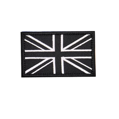 England Flag Embroidered Arm Badge – SAS Special Air Service Hook & Loop Patch, Task Force 141 Tactical Cloth Emblem Stickers