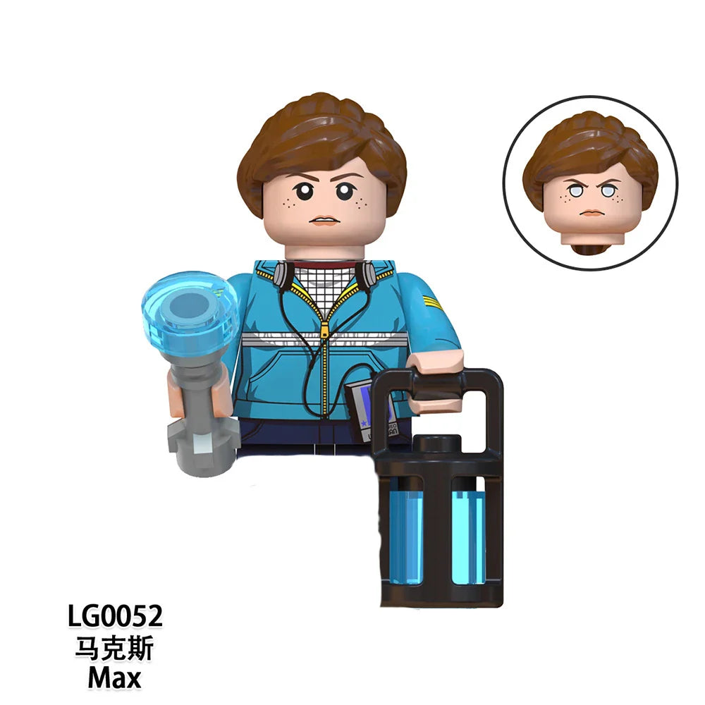 The Terrible Movie Upside-Down Model Building Block Set – Dustin, Mike, Lucas & Eleven Action Figures Toy for Kids