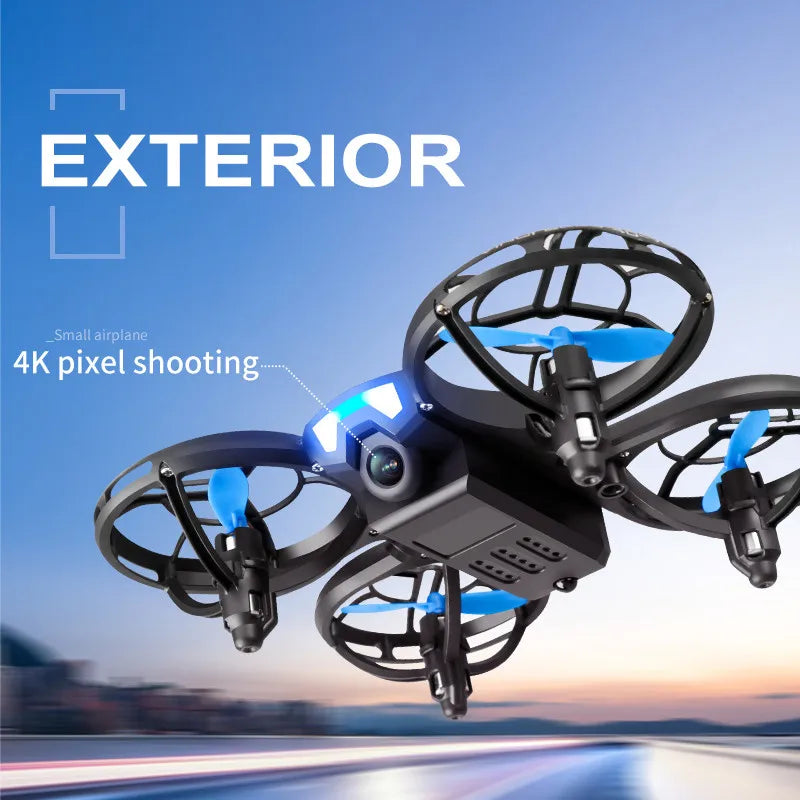 V8 Mini Drone with 4K & 1080P HD Wide-Angle Camera – WiFi FPV RC Helicopter with Height Hold for Kids