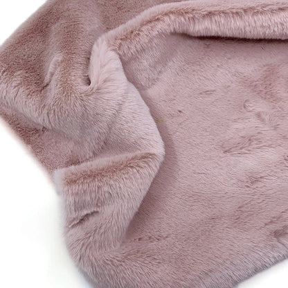 Faux Rabbit Fur Fabric – 50/80/160cm Super Soft 10mm Pile Plush Material for Stuffed Toys & Sewing