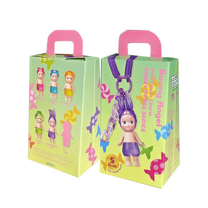 Candy House Angel Keychain Blind Box – Handmade Cartoon Doll Pendant & Mystery Gift