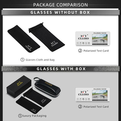 CLLOIO Aluminum Photochromic Sunglasses – Polarized Day & Night Chameleon Glasses for Men, Anti-Glare, UV Protection, Color Changing Sun Glasses