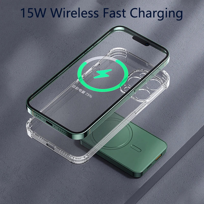 Magnetic Wireless Power Bank 50000mAh - 22.5W Fast Charging, PD 20W External Battery for iPhone, Huawei, Samsung