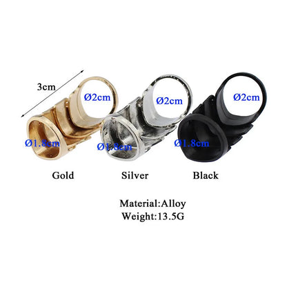 Anime Oosaki Nana Punk Gothic Armor Rings – Rock Scroll Knuckle Finger Jewelry for Men & Women Cosplay Gift
