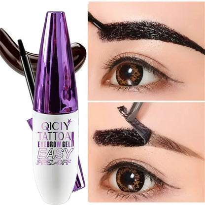 Long-Lasting 3-Day Tattoo Eyebrow Gel Cream – Easy Peel-Off, Smudge-Proof, Sweat-Resistant Waterproof Cosmetic