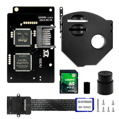 GDEMU V5.20.5 Optical Drive Emulator Kit — Remote Card Mount for SEGA Dreamcast DC Console
