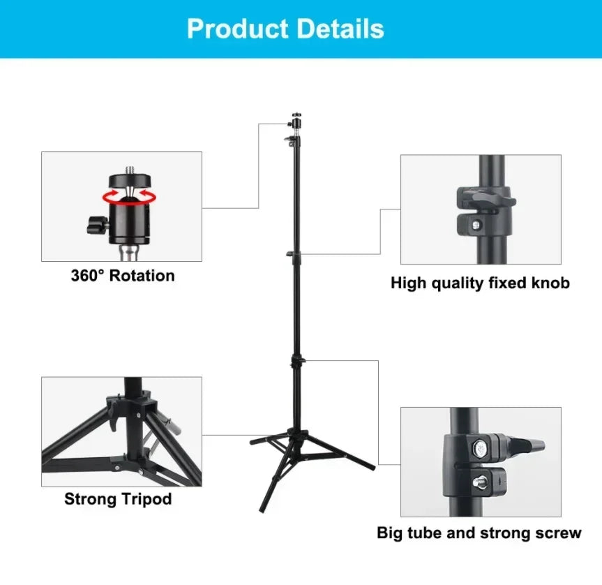 DITONG 110cm Universal Tripod Stand for Magcubic HY300 Pro & HY320 Mini Projector – Portable Bracket Mount
