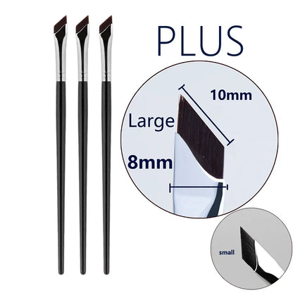 Upgrade Blade Eyeliner Brush | Ultra-Thin Fine Angle Flat Brush for Eyebrows & Under-Eye Makeup | Precise Detail White Brush